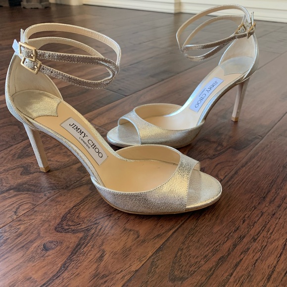Jimmy Choo Shoes - Jimmy Choo Lane d'Orsay Sandal 7.5US / 37.5EU
CHAMPAGNE